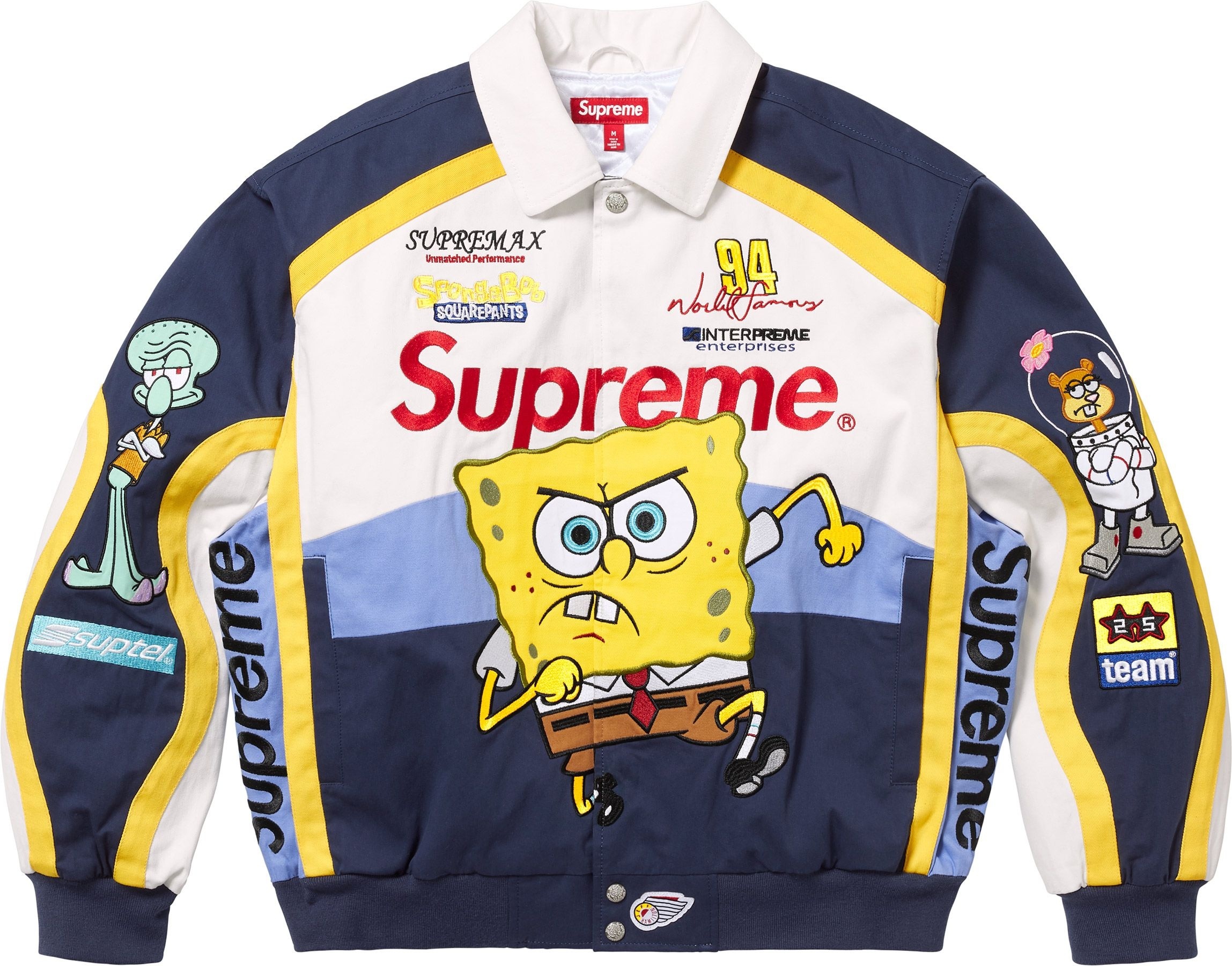 Supreme®/SpongeBob SquarePants Jeff Hamilton Racing Jacket view 9
